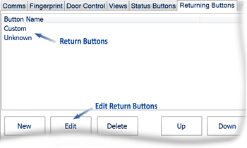 Return Status Buttons
